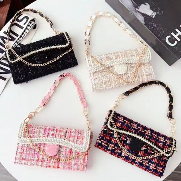 Crossbody Women Designer Fashion Phone Case for iphone 17Pro Max 16 15 14 13 Designer Luxury Excellent Grip Shockproof Case For Samsung S26ultra s25ultra s24u s23u