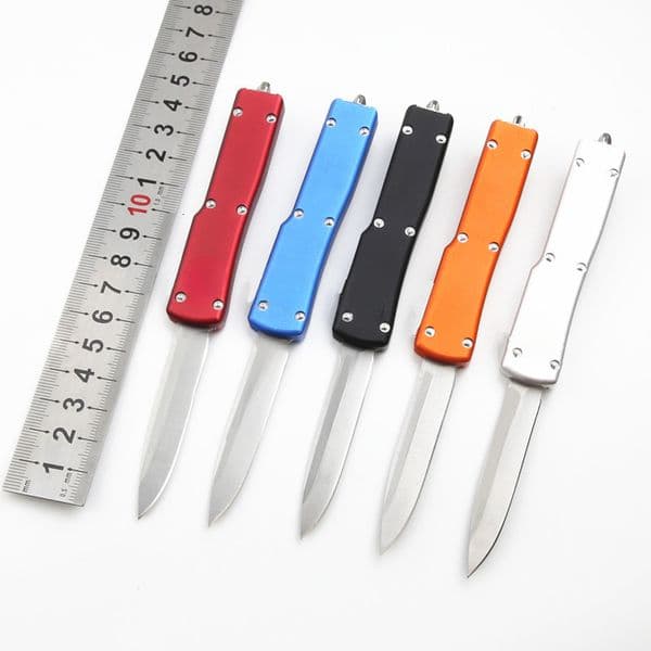 UTX70 Aluminum Alloy Handle, D2 Steel Blade, Outdoor EDC Tactical Knife for Camping Hunting Survival