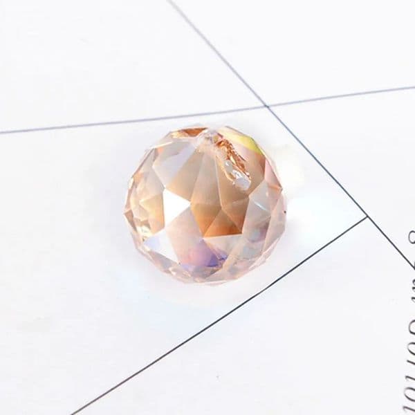 30mm Colorful Crystal Ball Prism Suncatcher crystal Rainbow Pendants Maker Hanging Crystals Prisms for Windows for Gift LL TAX DUTY FREE