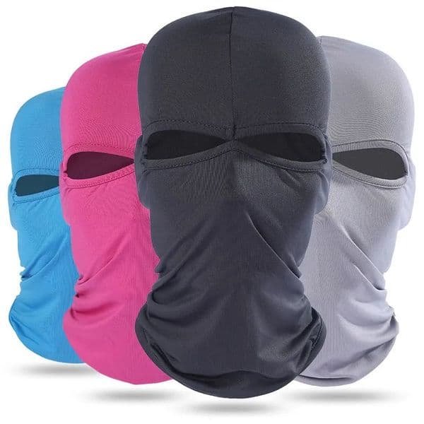 Cycling Caps Masks 2 Hole Outdoor Full Face Motocycle Mask Lycra Balaclava Windproof Hats Cap Tactical Snowboard Helmet Protection Men LL TAX DUTY FREE