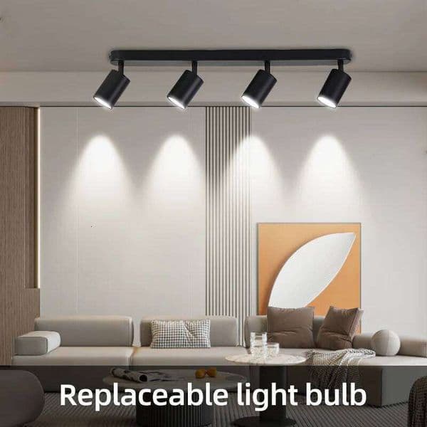 LED GU10 Indoor Clothing Store Background Wall Spotlight Adjustable Stair Aisle Ceiling Hanging Lamp