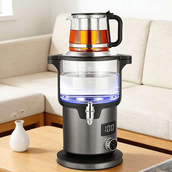 Multipurpose Electric Kettle Thermomix Tea Maker Machine 4.5L Capacity Borosilicate Glass Auto off Samovar Russian Cordless Kettle