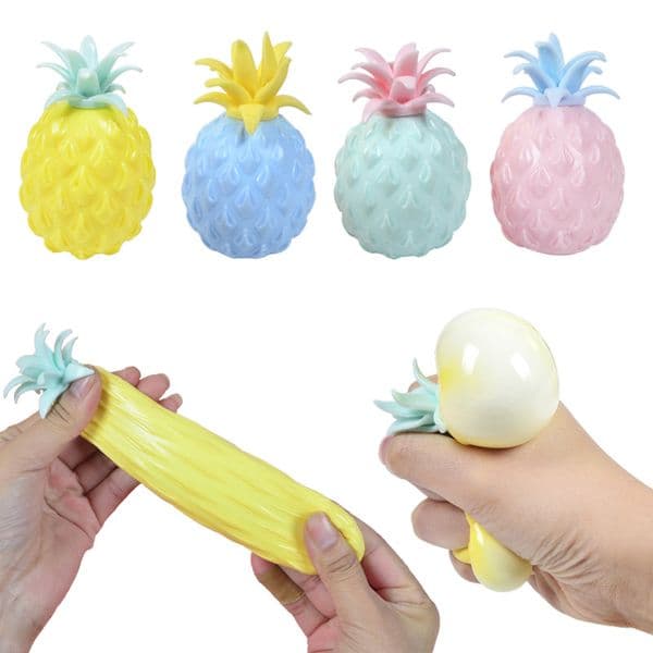 2026 Everyone Loves Needoh Pineapple Squishy Toy Relieve Stress Anxiety In Seconds Sensory Fidget Ball For Kids Adults Office Home ADHD Gift