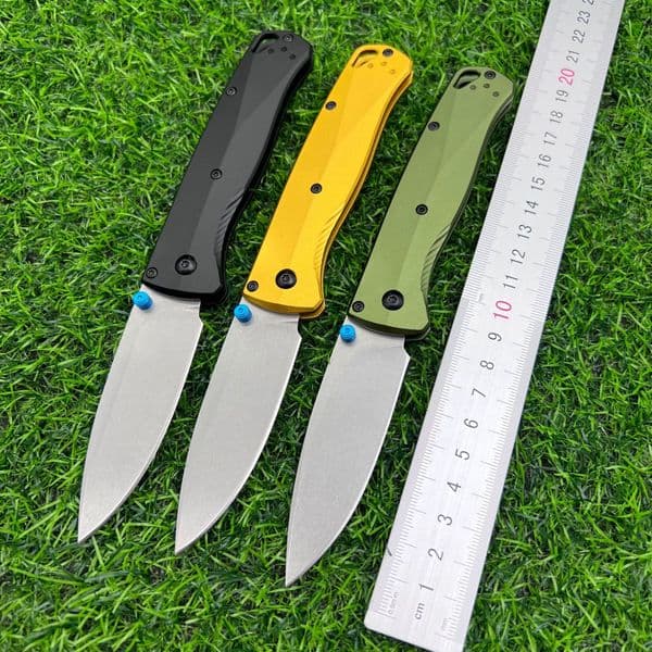 New BM 535 Bugout Aluminum Handle Folding Knife D2 Hardness Blade Portable Camping Outdoor Utility Survival Knives EDC