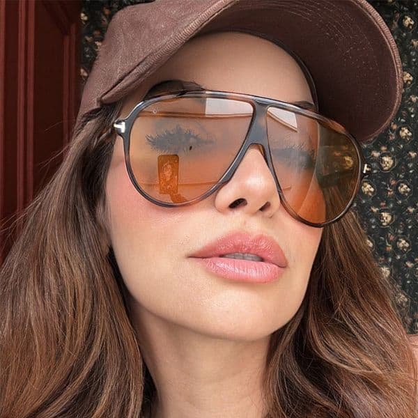 High Quality 2026 New European and American Large Frame Women, Face Slimming Fashionable Glasses, Unique Trendy Street Style Sunshade Sunglasses for Men
