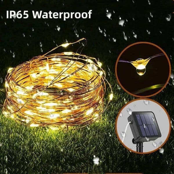 50/100 LEDs Fairy Waterproof Solar Power String Light Garland Outdoor Lights Christmas Decor Garden Lawn Lamp