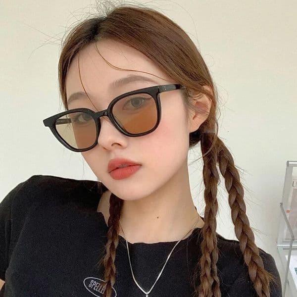 High Quality Women High-End Look Face Slimming UV Protection Large Frame Retro Cat Eye Glasses 2025 New Model Sunglasses for Men