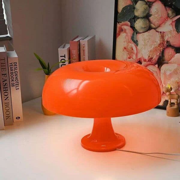 Modern Minimalist Mushroom Table Lamp - Bedside Atmosphere Reading Light Desktop Nightlight for Bedroom