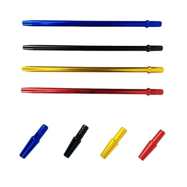 Metal Hookah Mouthpieces Narguile Accessories Connect with Silicone Hookah Hose Shisha Pipe Aluminum Stem Cachimba Chicha Sheesha