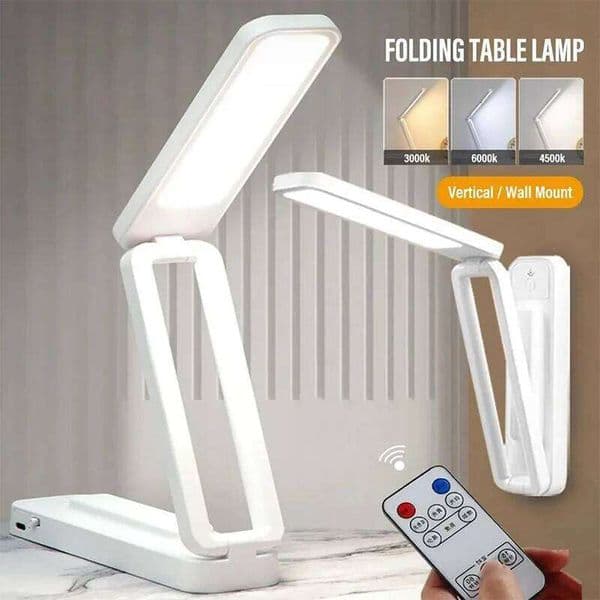 LED Reading Desk Foldable Touch with Remote Control Dimmable Wall Lamp USB Charging Office Study Bedside Night Light