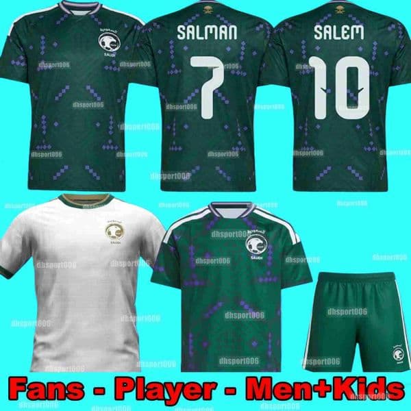 2026 Saudi Arabia world cup socer jersey 26/27 home SALMAN FERAS SALEM football shirt men National team kids kit uniform A01