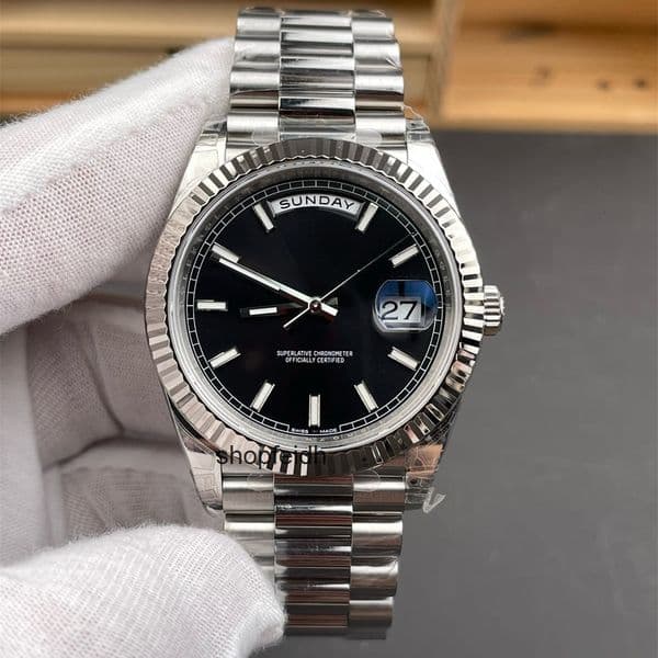 Top quality day date watch super clone watches 3255 mechanical movement mens watch designer watch sapphire glass 904L steel 40mm 36mm with box SU04