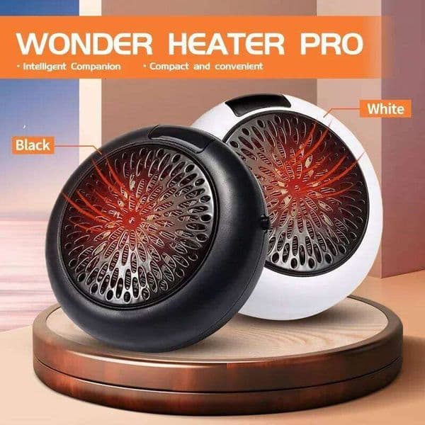 Wall-mounted desk heater with remote silent quick thermostat, suitable for home, portable indoor and office heating