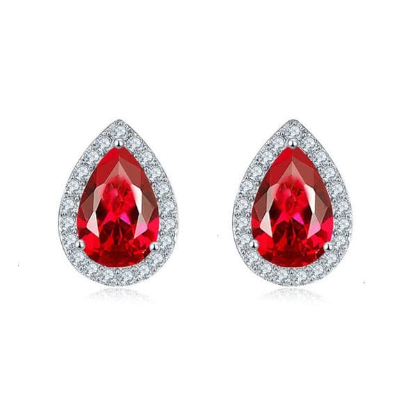 Zircon Elegant Personality Stud for Women High-end Water Drop Niche Light Full Dia hot-sale products