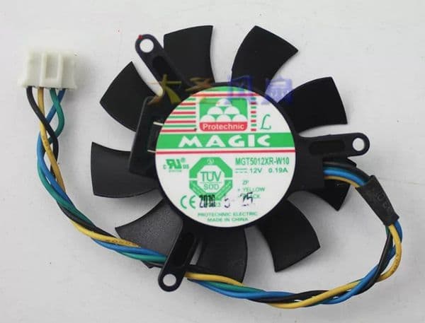 Free shipping for brand new MGT5012XR-W10 MGT5012XB-W10 12V 0.19A GPU fan