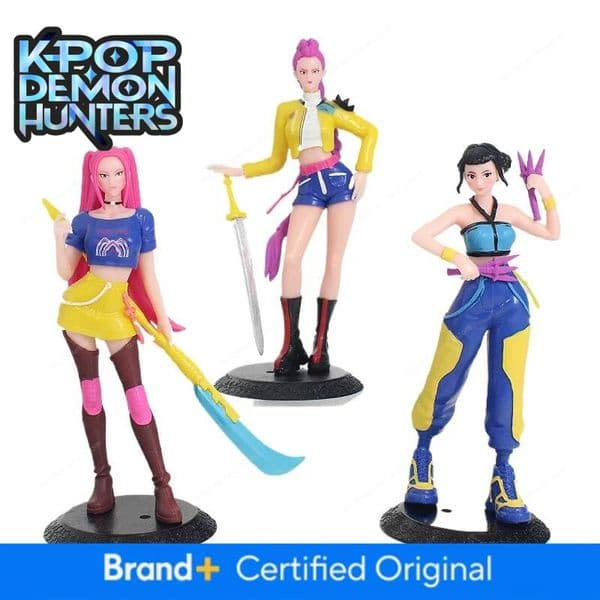 2026 NEW KPOP Idol Hunter Girl Group Figure Doll Cute Cartoon Model Toy Desktop Decoration Ornament Gift For Girls Fans