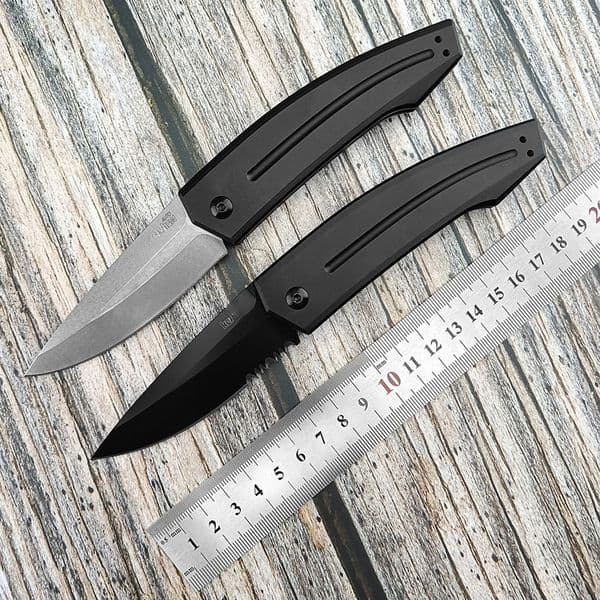 Durable KS 7200 Outdoor Folding Knife D2 Steel Blade with Aluminum Alloy Handle Jungle Exploration Hiking Everyday Carry Tool