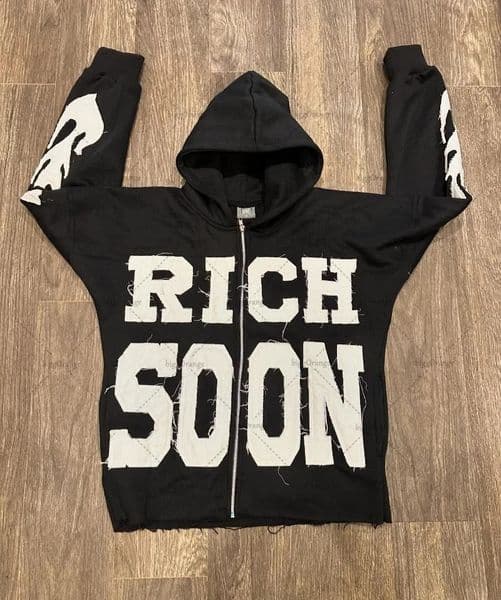 Y2K Casual applique Hooded Printed Sweatshirts for Women Unisex 90s tops couple Hoodie Pattern Sweatshirt Retro Street Clothing 250220
