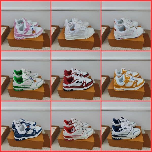 designer Sport shoes sneakers women lvser skate for men luxury skates trainers shoe trainer mens womens zapatos de mujeres sneaker zapato tenis hombre off white 4693