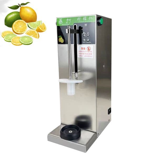 220V Automatic Lemon Beating Machine Fruit Juice Ice Hammer Beating Machine Fresh Fruit Ice Breaker Machine Milk Tea Shop