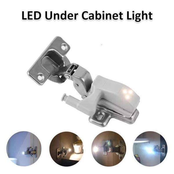 5-pack LED for Under Cabinet, Closet, Kitchen Night Lights, Auto On/Off, Storage Cabinet Lighting Hinge Lights