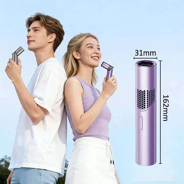 Foldable & Portable Mini Handheld 3000mAh USB Rechargeable 5W High-Speed Outdoor Travel Fan Neck Hanging Desktop Fans