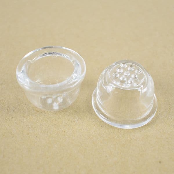Glass Filter Bowl for Pipe Smoking Accessories Wholesale 26mm High Borosilicate 9 Holes Small Glass Pipe Tips Manual Eco-Friendly