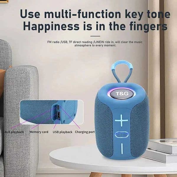 Caixa De Som Speaker Bluetooth Portable Sound Box Music Wireless Subwoofer Mini Radio FM Woofer Bass Computer PC TV Small Audio T260424XJ86