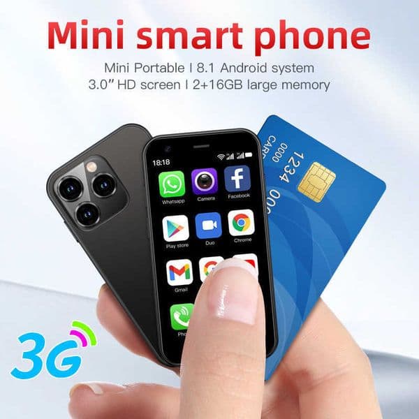 XS15 Mini Smartphone 3-inch Small Screen Mini Android 4G Phone Q260428