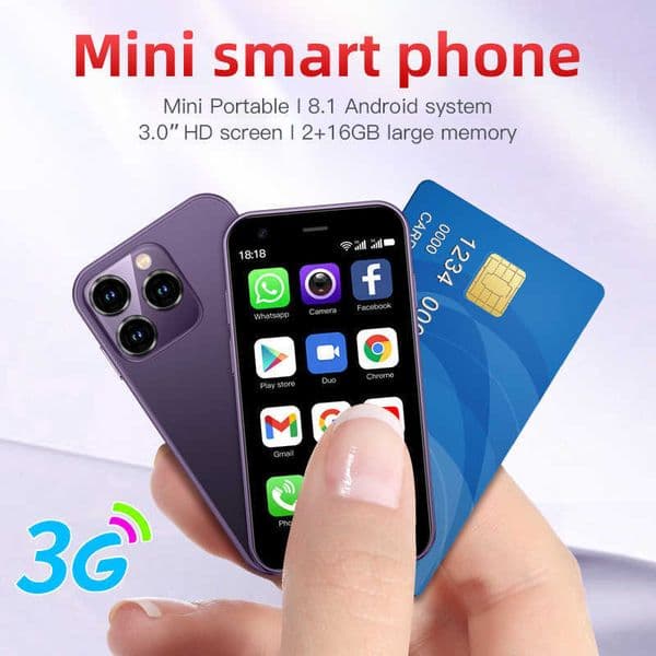 Soyes XS15 Mini Ultra Small Male and Female Students Android Smartphone Quad Core Google Store Q260428