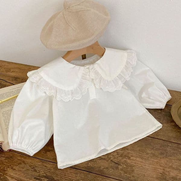 w1544 Rompers Spring Summer Toddler Baby Girl Clothes Suit Long Sleeve Cotton ShirtPrinted Strap Shorts Infant Girls Clothing Set