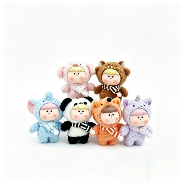 Baby Toys Dirbaby Girls Rabbit Doll Plush Fruit Pendant PP Cotton Filling Polyester Material Transformable Bag Keychain