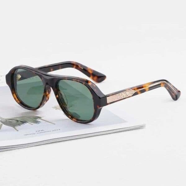 JMMs Rectangle Classical Acetate Sunglasses Men and Women Gradient Personalization Handmade Photochromism Eyeglasses