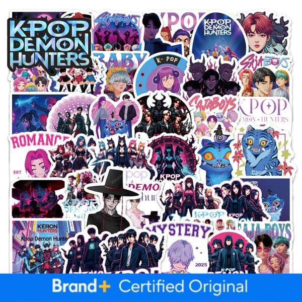 50 K-Pop Slayer Girl Demon Boy Group Cartoon Animation Characters Cross-Border Decoration Luggage Stickers