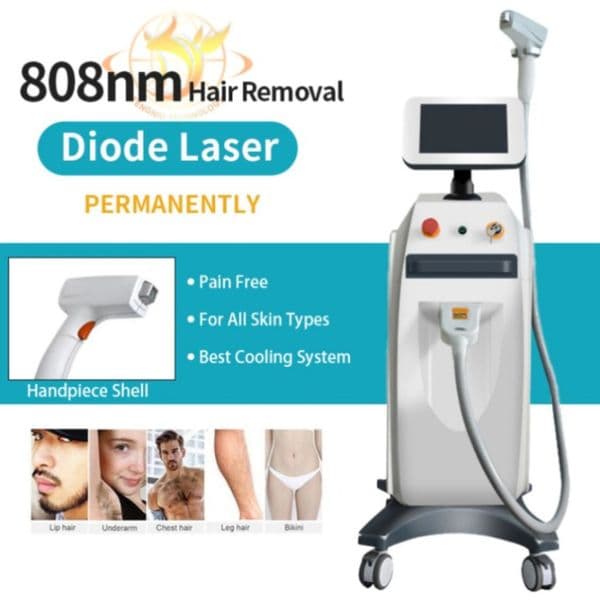 808nm Diode Laser Hair Removal Beauty Machinetop Quality New Design Portable No Channel Machine For All Skin Colors128