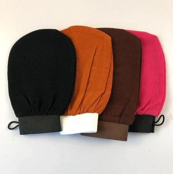 Morocco bath gloves scrubbing exfoliating gloves hammam scrub mitt magic peeling glove exfoliating tan removal mitt(normal coarse feeling)