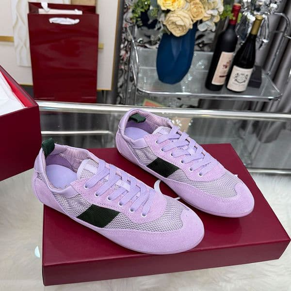 Ladies Shift Sneaker Womens Sneakers 857963 Designer Mesh Lace Flat Bottom Running Shoes Luxury Brand Multiple Colors Available Sizes 35 41