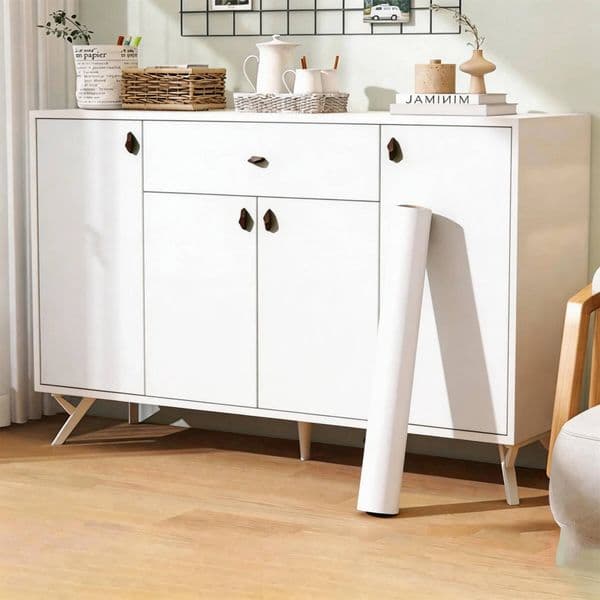 Self-Adhesive Wallpaper Decorative Vinyl Matt White Adhesive Paper For Livingroom Furniture Wall Kitchen Cabinets Decoration PVC