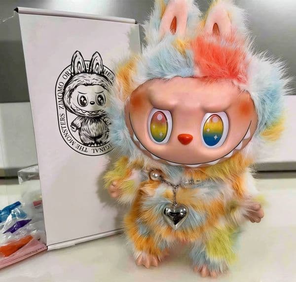 40CM Flip with me Zimomo Labubu Angel large multiple variety mixed custom In Clouds I Found Surprise Plush Doll Toy Birthday gift#A422
