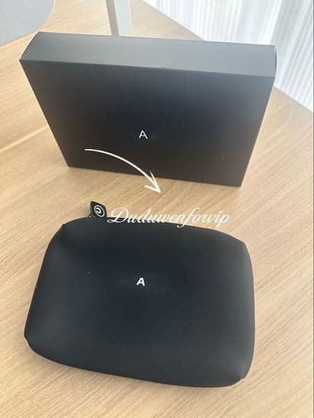 storage bag classical 20X13.5X2.5CM C gift neoprene black Organization makeup case comsmetic bags packing box
