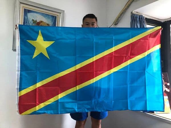 Congo Flag 90X150cm Congo Democratic Republic Of The Congo Flag Banner 3x5 Ft National Flag Home Decoration Flags