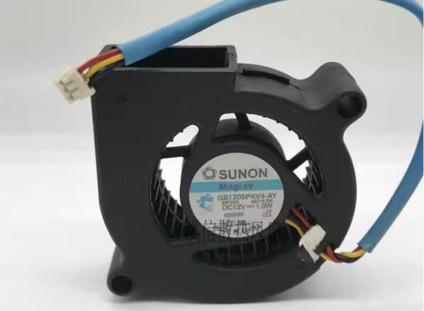SUNON GB1205PKV4-AY DC12V 1.3W 5CM 5020 Three-Wire Turbo Blower Projector Fan