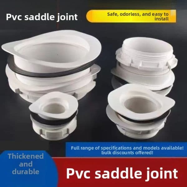 PVC Joint 50 75 110 160 200 Inspection Well Sewer Outlet Saddle Clamp Arc-shaped Large Wholesale high quality