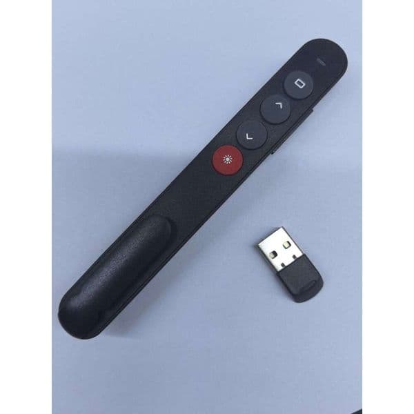 PPT multimedia projection presenter, red light wireless remote control page-turning pen, electronic pointer laser presentation pen