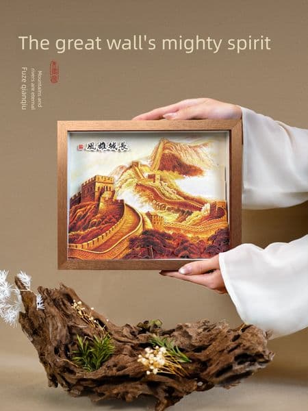 Great Wall Cultural and Creative Companion Hand Gift Intangible Cultural Heritage National Style Gift Creative Souvenir Study Decoration Desktop Decoration