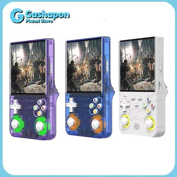 R36 Ultra Linux Handheld Game Console 4.0 Inch IPS HD Screen Open Source Dual Player 10000+ Retro Games Portable X260209