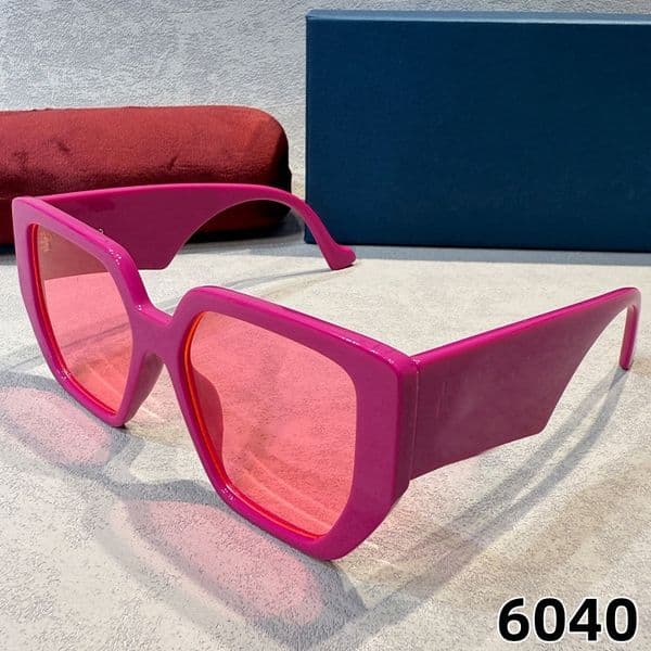 2026 With Box Designer Sunglasses Luxury Eyeglasses Euro American Trend Glasses Amber Black Beige Green Pink Hip Hop Matching Driving Shading Polarized Glass Gifts