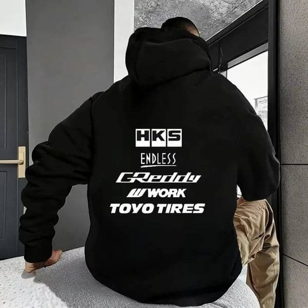 Bestseller 2025 Fashion Cool Hoodie Japan JDM Modified Car HKS ENDLESS Hoody Men Women Vintage Casual Sweatshirt Long Sleeve Pullovers ddmytues