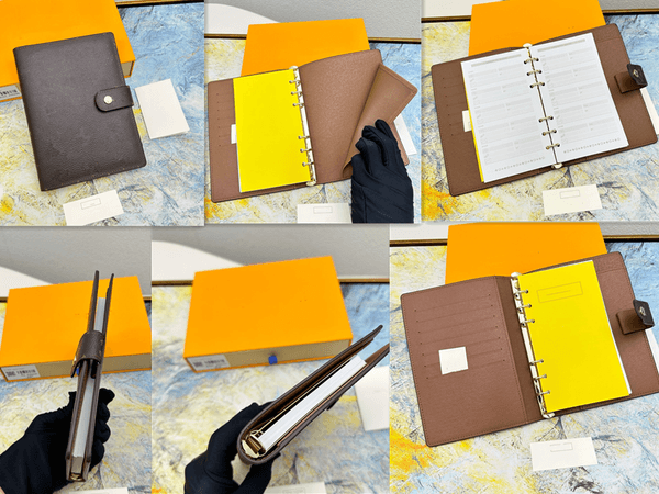 Designer Agenda Large Desk agenda Cover Holders Business Notebook Diary Protective Case Card Holder Wallets Desktop Designers Notepad unisex 18cm*23cm 14cm*18cm