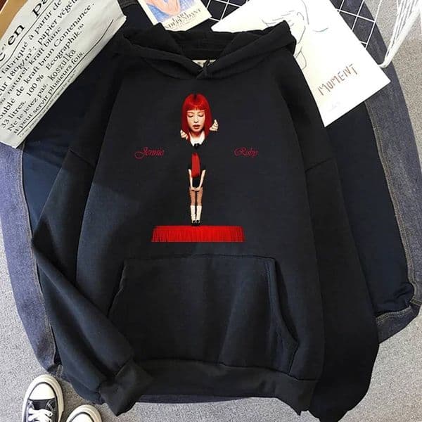 Bestseller JENNIE Ruby Sudadera Nuevo lbum Moda Hombres mujeres Sudaderas Con Capucha Harajuku Est tica Ropa Hoodies ddmytues
